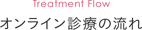 オンライン診療の流れ